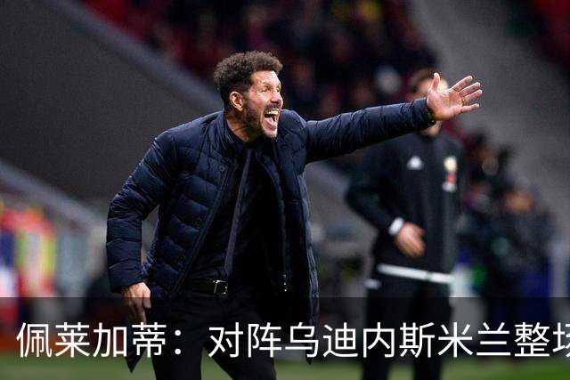 佩莱加蒂：对阵乌迪内斯米兰整场都保持了高度专注，这很积极